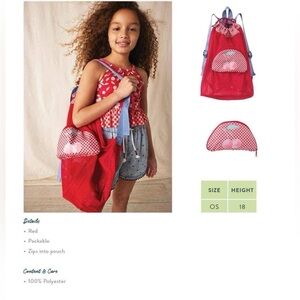NEW Matilda Jane Sofia Mesh Carryall Backpack